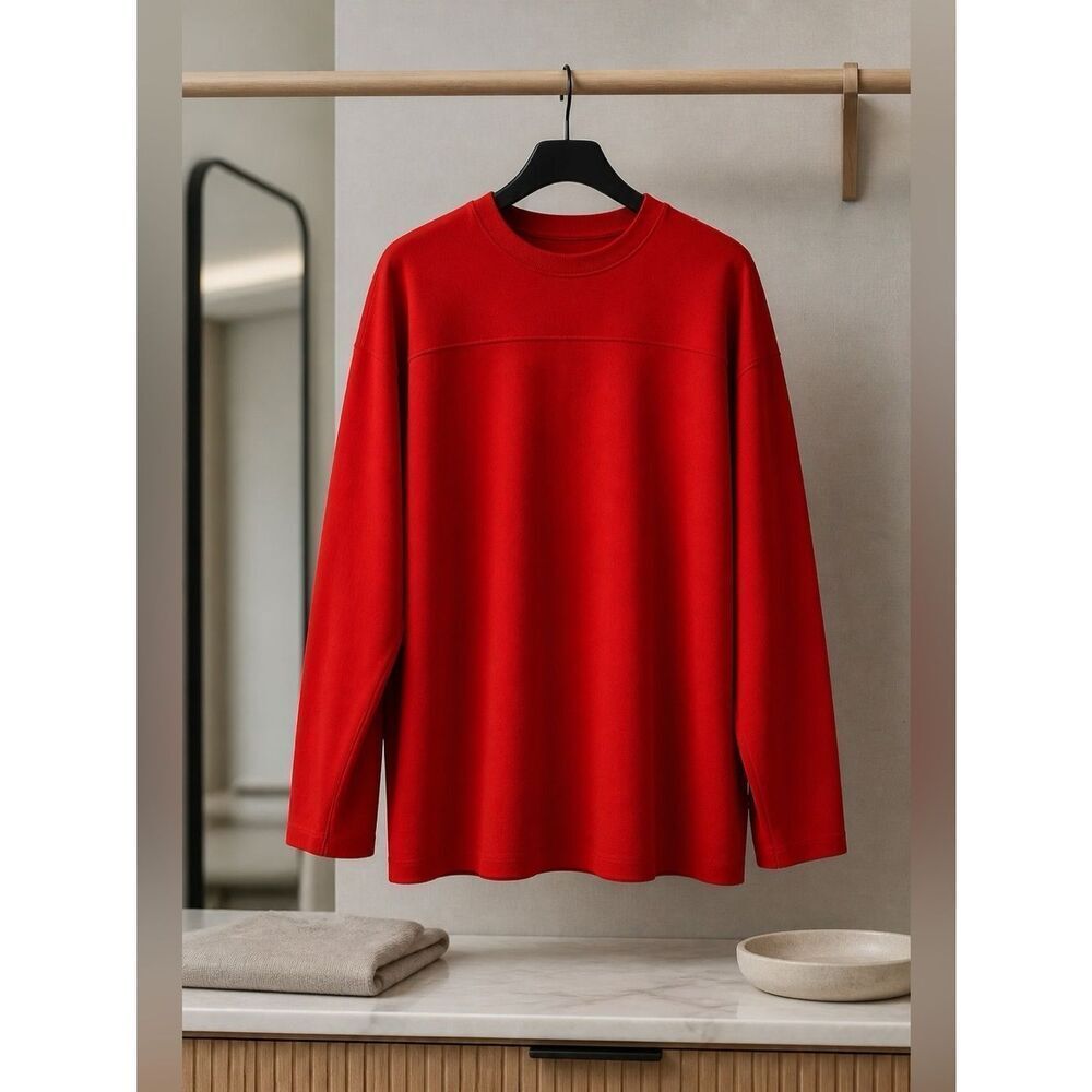 ARIZONA RED LONG SLEEVE HENLEY XL